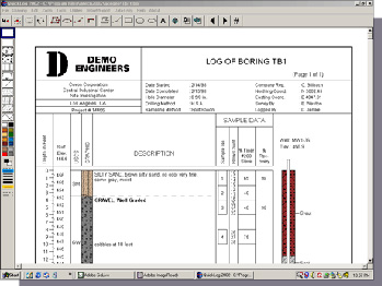 Boring Borehole Well Log Software